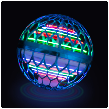 Fliegender Leuchtball in blau mit Lichteffekten Flying Ball Fliegender Ball UFO Ball mit Licht Spielzeug für Kinder